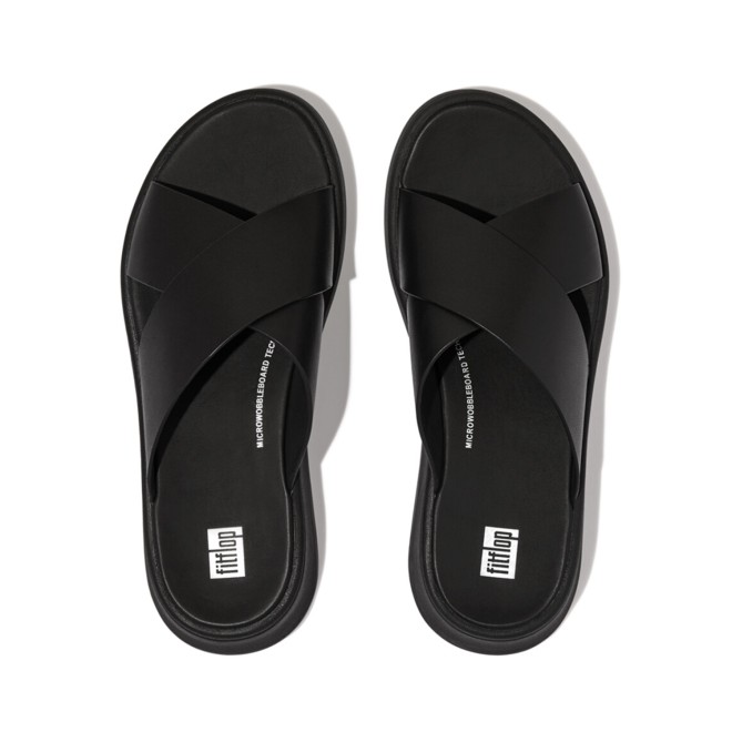 Black flatform slides new arrivals