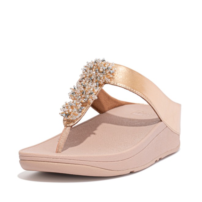 Fitflop fino best sale rose gold