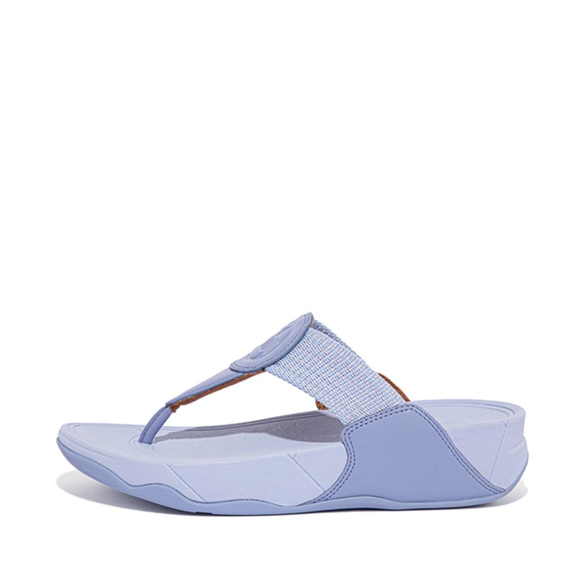 Finestripe Webbing Toe-Post Sandals