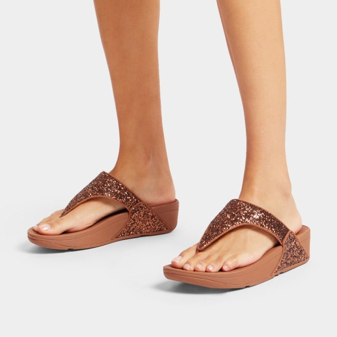 Buy Lulu Glitter Toe Thongs Online Fitflop