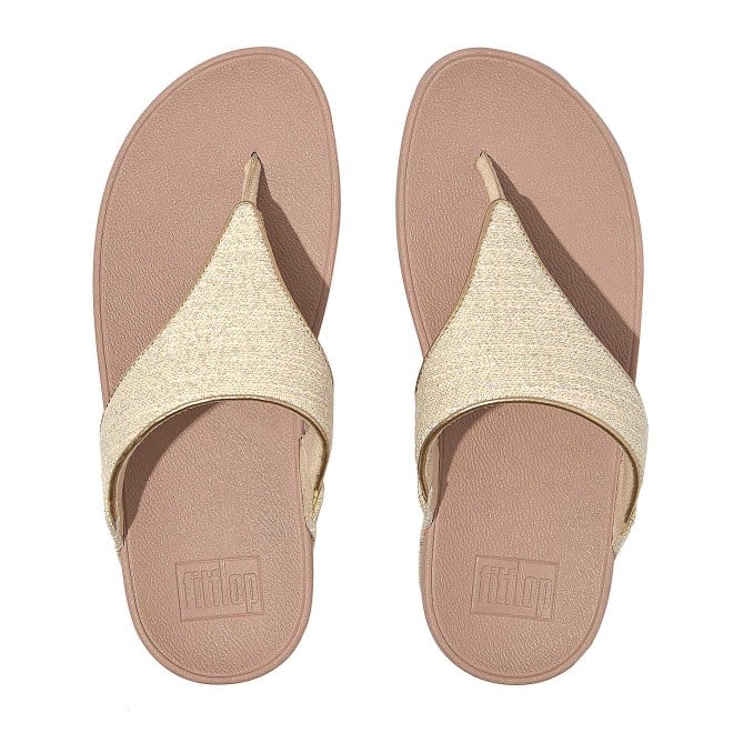 FitFlop Lulu Adjustable Leather Slides - Rose Gold – Hopscotch Shoe Boutique