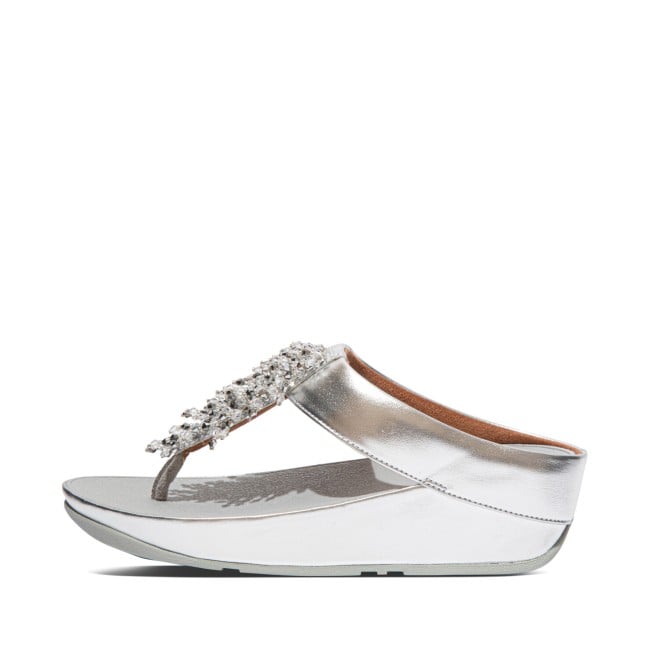 RUMBA BEADED TOE-POST SANDALS