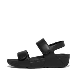 LULU ADJUSTABLE LEATHER BACK-STRAP SANDALS
