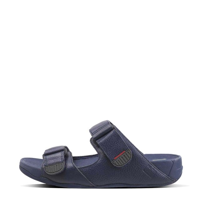 Buy Mens Adjustable Leather Slides Online Fitflop