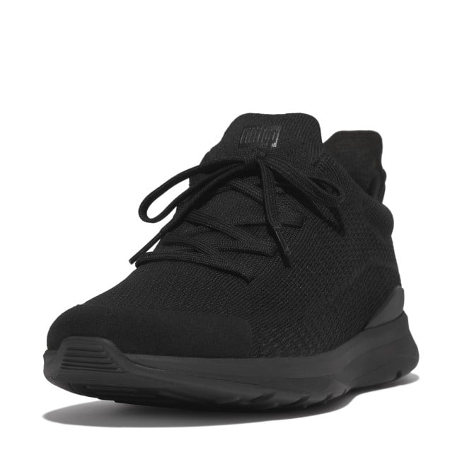 Fitflop Womens Vitamin FFX Knit Sneakers - Black