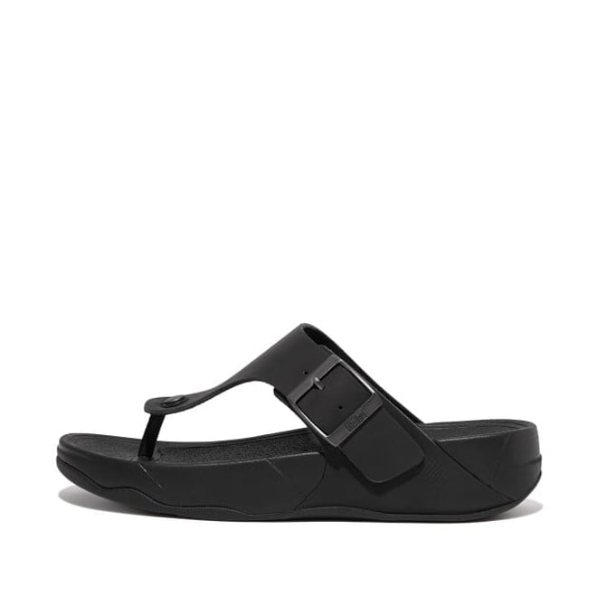 Mens Buckle Leather Toe-Post Sandals